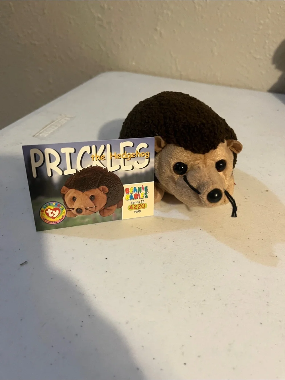 Ty Price the Hedgehog Plush - Brown, Tan